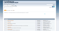 Desktop Screenshot of cavemanforum.com